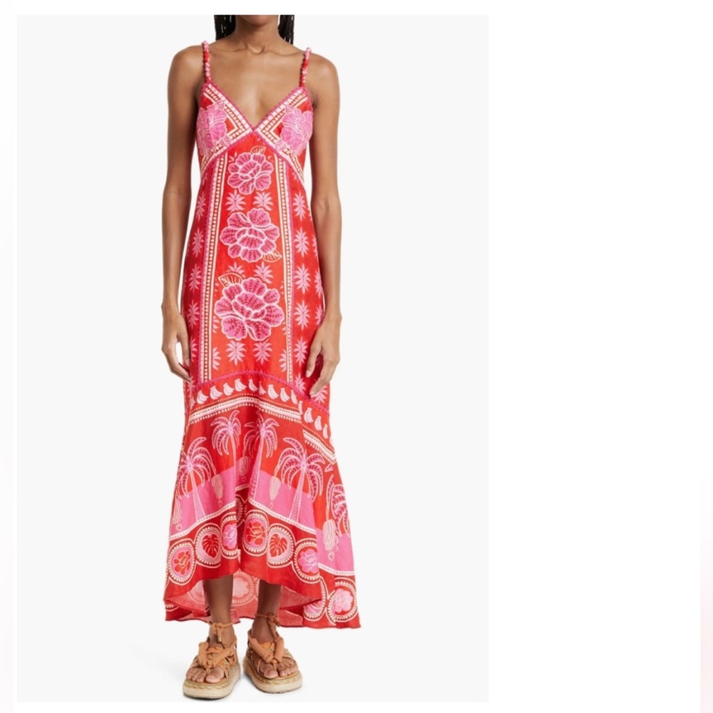 Farm Rio Summer Sunrise Dress S